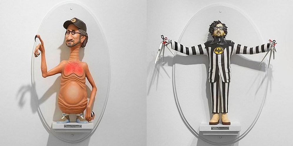 Американский скульптор создал фигуры знаменитых режиссеров в облике их же фильмов