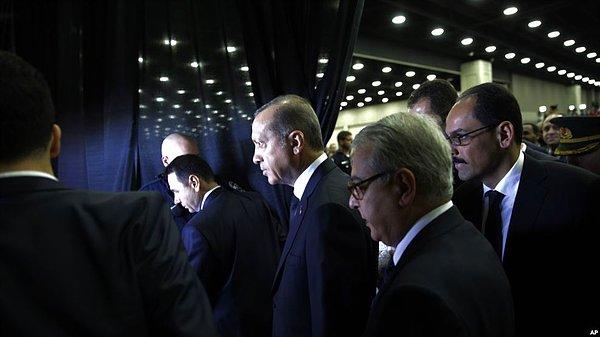 Erdoğan ziyaretini yarıda kesti