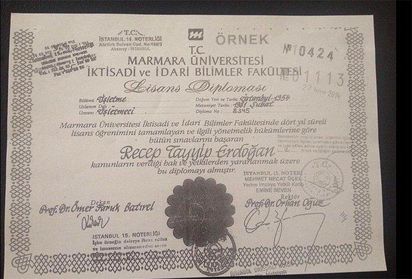 İşte YSK'nın paylaştığı o diploma