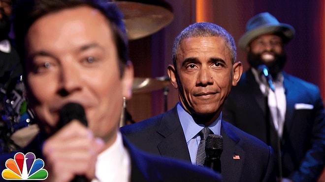 ABD Başkanı Obama ve Jimmy Fallon'dan Başkanlığa Veda Düeti