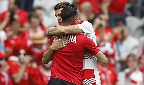 Xhaka kardeşler karşı karşıya geldi