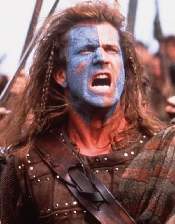 9. William Wallace / "Braveheart" filminde Mel Gibson