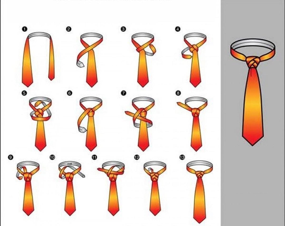 Tipos nudo corbata