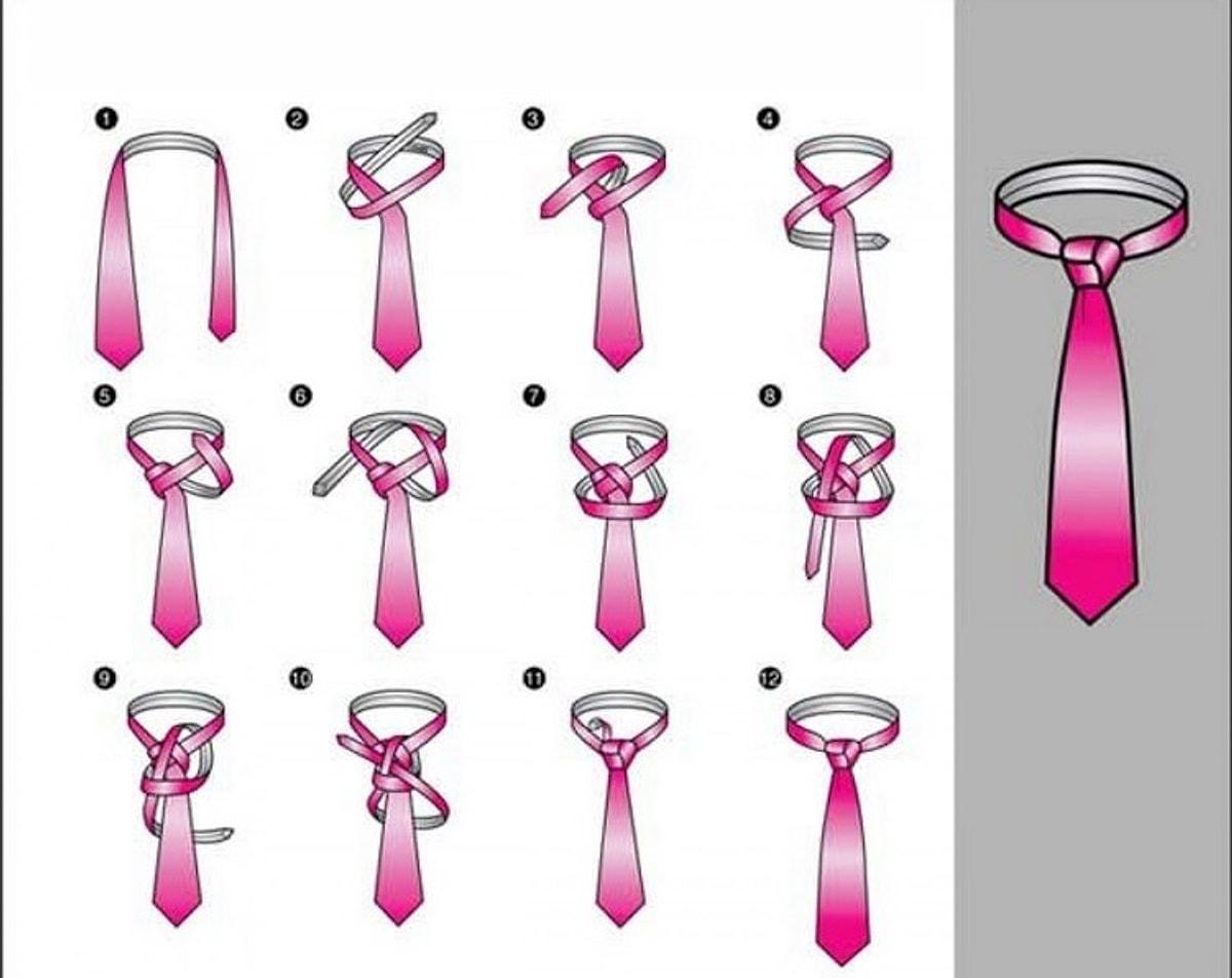 Cómo hacerle el nudo a la corbata