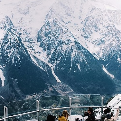 Le Panoramic | Mont Blanc eteklerindeki Chamonix kasabası, Fransa.