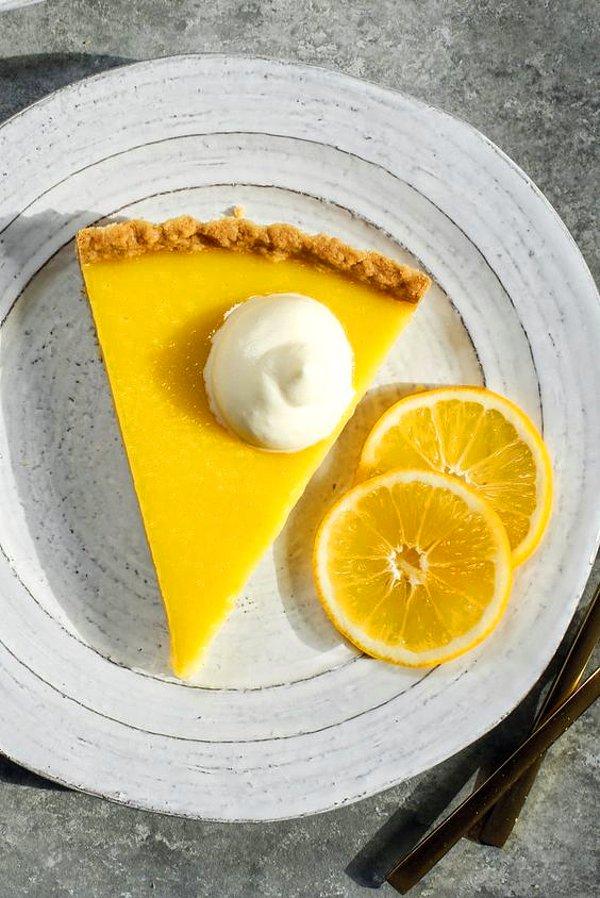 3. Limonlu Cheesecake