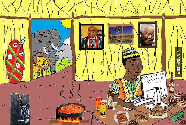 8. "Что приходит на ум моим знакомым, когда я говорю, что я из ЮАР"