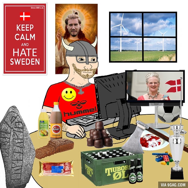 14. "Что приходит на ум моим знакомым, когда я говорю, что я из Дании"