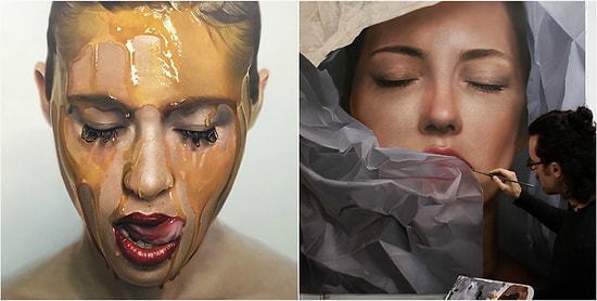 Гиперреалистичные картины Майка Даргаса: медовые модели