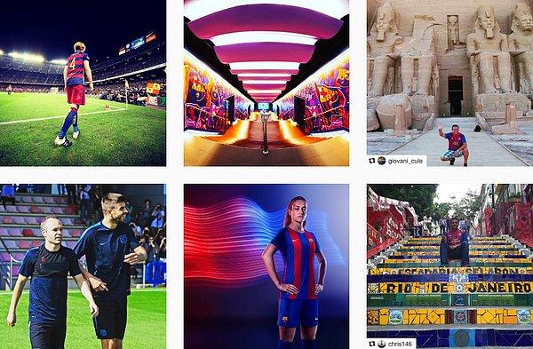 26. FC Barcelona (@fcbarcelona) - 34.8 milyon takipçi