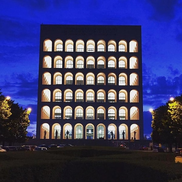 16. Квадратный Колизей в Риме, Италия