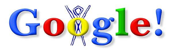 Google, ilk Doodle'ı 1998'de yayınladı. Adı "Yanan Adam".