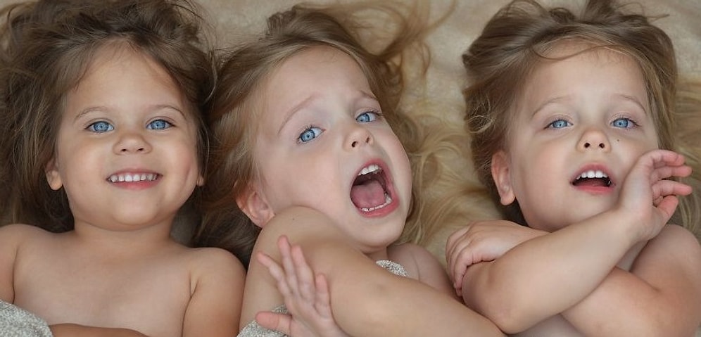 Веселая жизнь тройняшек: счастливая мама шестерых детей