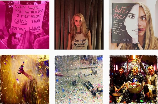 30. Cara Delevingne (@caradelevingne) - 30.4 миллионов подписчиков.