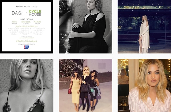 16. Khloé Kardashian (@khloekardashian) - 50.7 миллионов подписчиков.