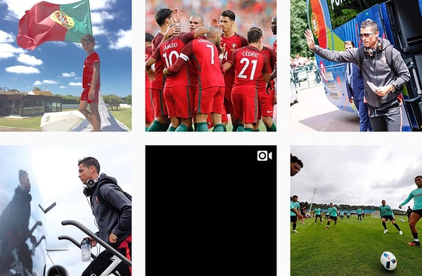 9. Cristiano Ronaldo (@cristiano) - 62.3 миллионов подписчиков.