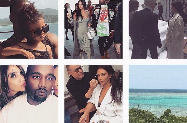 6. Kim Kardashian (@kimkardashian) - 73.6 миллионов подписчиков.