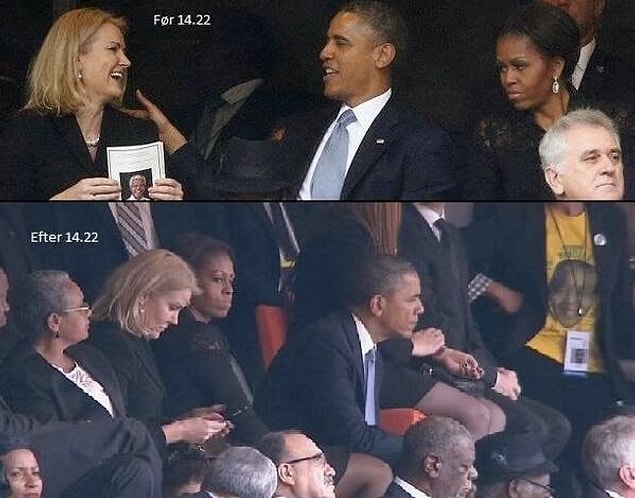 18. Michelle Obama's eyes tell everything!
