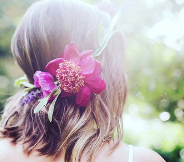 18. Можно использовать один большой цветок...