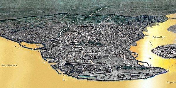 Konstantinopolis tarhiteki en büyük şehirlerden biri olma özelliğini günümüzde hala sürdürüyor.