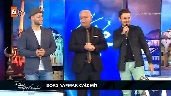 Mustafa Ceceli'den Hatipoğlu'na Boks Yapmak Caiz mi Sorusu