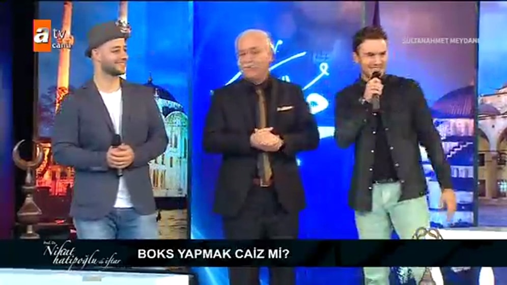 Mustafa Ceceli'den Hatipoğlu'na Boks Yapmak Caiz mi Sorusu