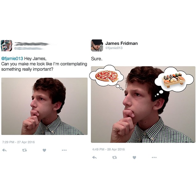 15. Suşi mi yesem pizza mı yesem diye düşünmek ciddi bir iştir