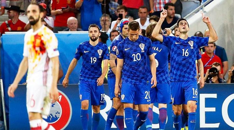 Hırvatlar İspanyolları Dize Getirdi | Hırvatistan 2-1 İspanya
