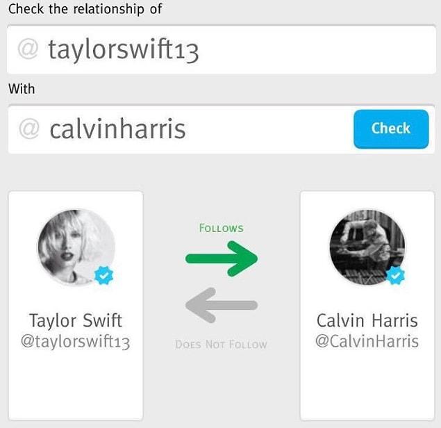 When these photos came out, Harris deleted his tweet, unfollowed Swift and even blocked her!