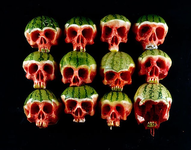 11. Skull watermelons