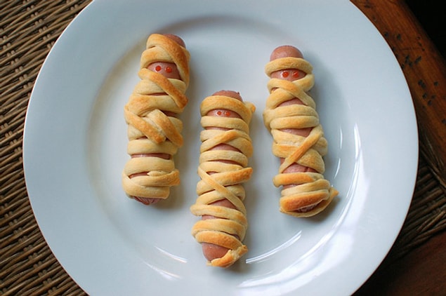 12. Mummy hotdogs