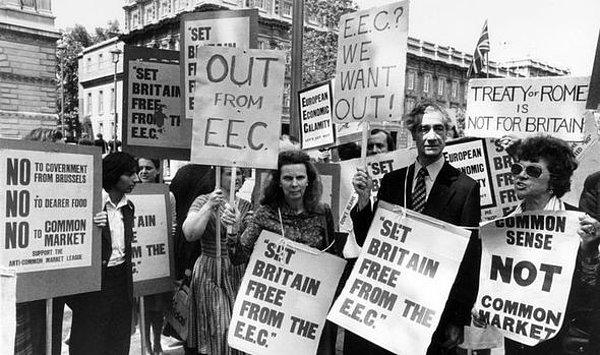 1975: İngiltere'nin Avrupa hakkındaki referandumu