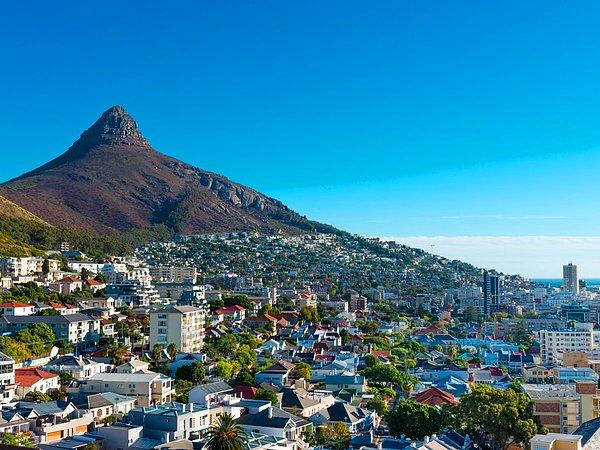 2. Cape Town, Güney Afrika.