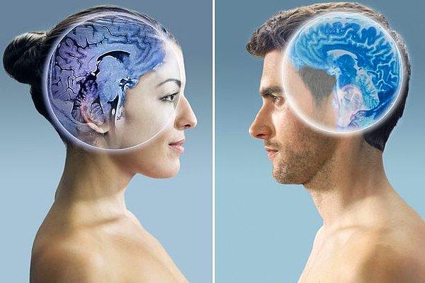 Bu etkinin bir başka sebebi ise, kadın ve erkek beyinlerinin doğaları gereği birbirinden farklılık gösteriyor olması.