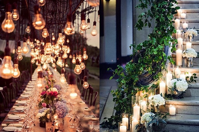 13. Doğal ve Romantik Işıklandırma