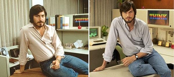 3. Steve Jobs rolünde Ashton Kutcher - Jobs, 2013