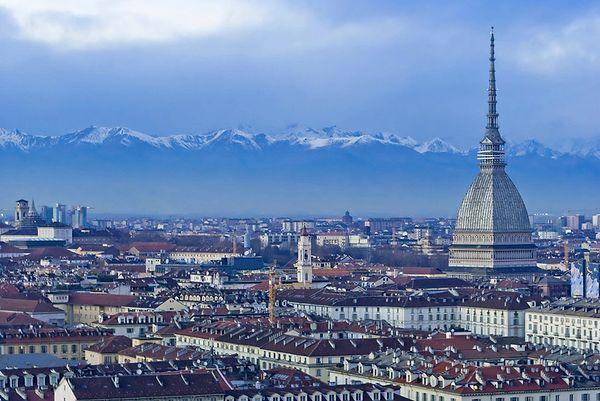 31. Turin is like a black mole in the middle of the country.