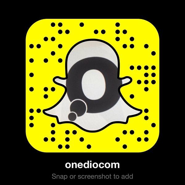 Onedio'yu Snapchat'te takip etmek için aşağıdaki linke tıklayabilirsiniz :)