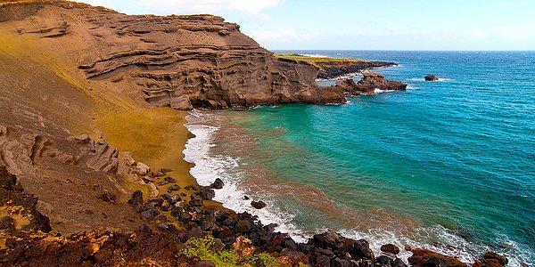 11. Papakolea Plajı, Hawai Adaları