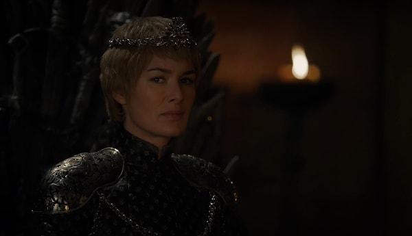Tam tekmil Kraliçe oldun. Hayırsız olsun Cersei.