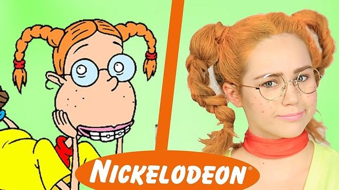 Makyajla 4 Nickelodeon Karakterine Bürünen Kadın