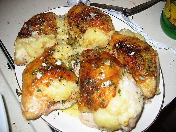 10. Patates püresini ve tavuk ikilisi bir harika!