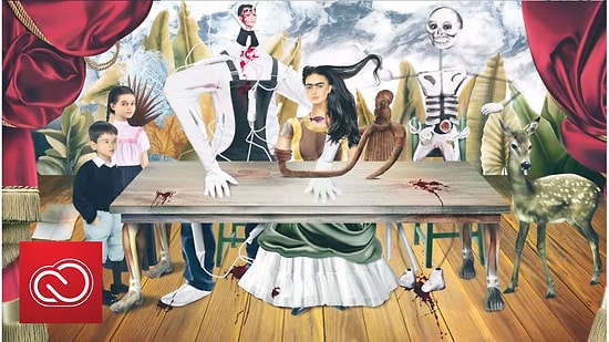 Dünyaca Ünlü Resimleri Stok Fotoğraflarla Taklit Eden Fotoşop Sanatçısından 4 Enfes Çalışma