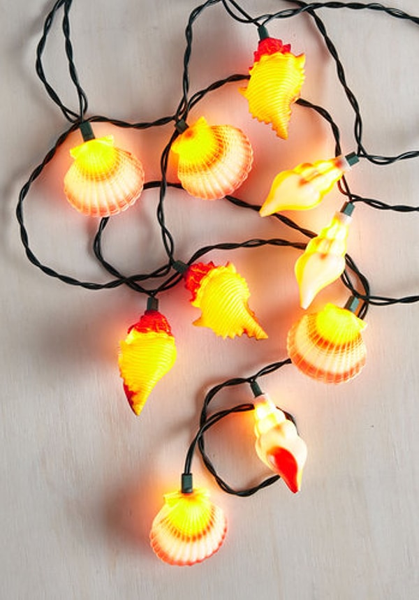 6. Гирлянда в виде ракушек