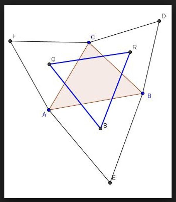 3. Bir üçgenin kenarlarına çizilen eşkenar üçgenlerin merkezleri, yine bir eşkenar üçgen oluşturur. Bu teoremi hangi isimle biliyoruz?