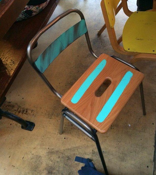 2. Anaokulu sandalyeleri.
