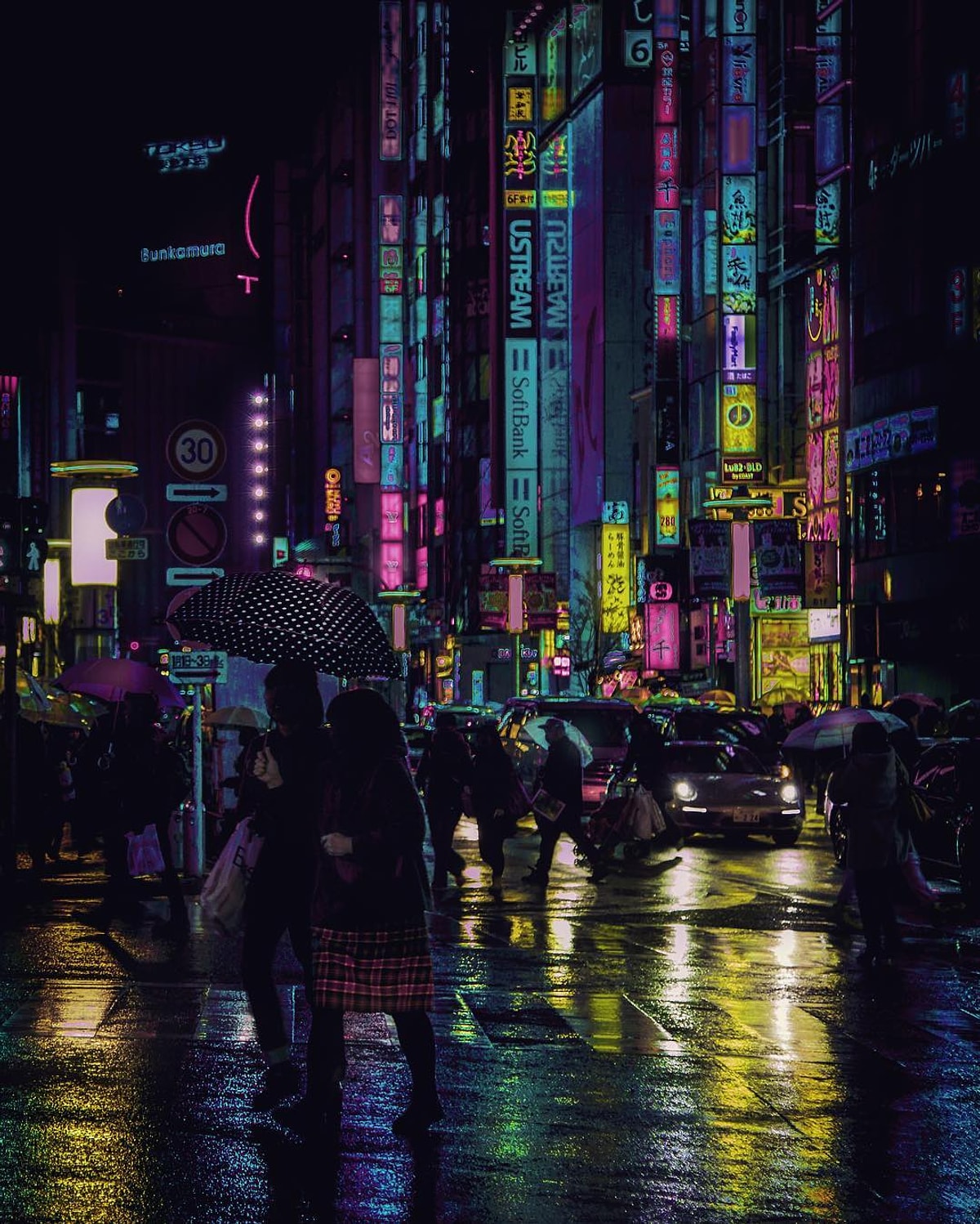 Artist Liam Wong'un Gözüyle Tokyo Gecelerinden Neon Işıklarla Bezeli 25 ...
