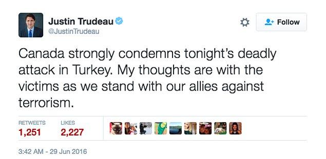 8. Kanada başbakanı Justin Trudeau