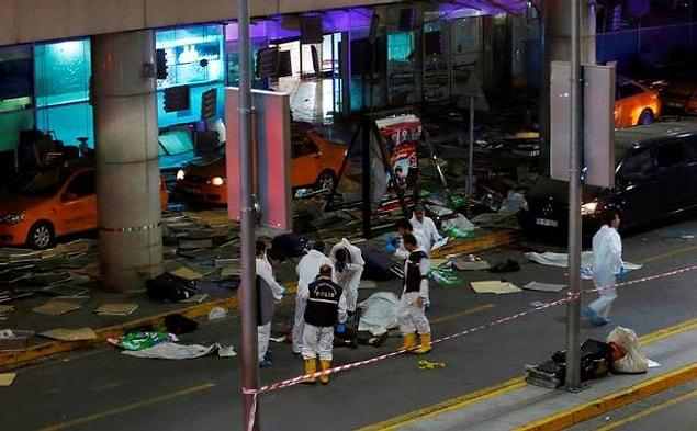 9. The attackers directly targeted the entrance.