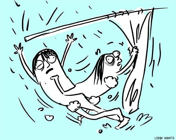 7. А еще в ванной жутко скользко